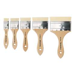 Pinceaux larges 2473 da Vinci, soies blanches de Chine