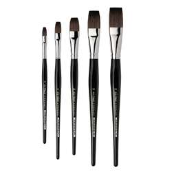 da Vinci | CASANEO 5898 aquarelpenseel ○ plat — synthetisch haar
