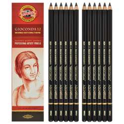 KOH-I-NOOR | GIOCONDA 8800 aquarel-grafietpotlood — 12-sets