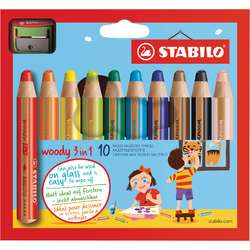 Crayon Woody 3 en 1 Stabilo