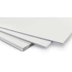 Lot de 3 plaques en polystyrène rigide blanc A4 Plasticard pour modélisme et maquette Épaisseur 1 mm. Cyanboard 297 mm x 210 mm 