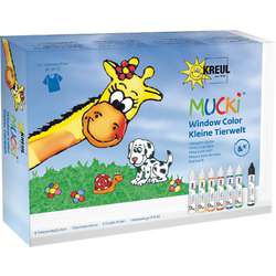 KREUL MUCKI Window Color Set - Kleine Dierenwereld