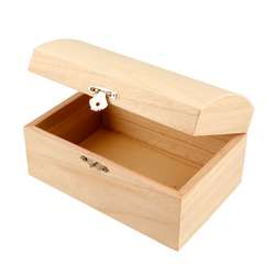 Coffre en bois à décorer 