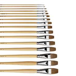 Pinceaux plats pour peinture à l’huile série 1768 da Vinci
