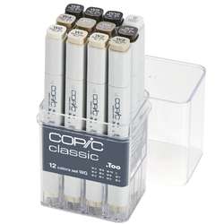 COPIC® | classic marker — 12-set Warm gray