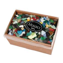 Morceaux de mosaïque en verre, boîte de 2 kg