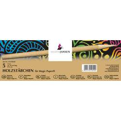 Houtstaafjes voor Magic Paper® - Kraspapier