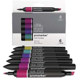 Set de 6 marqueurs Promarker Winsor & Newton