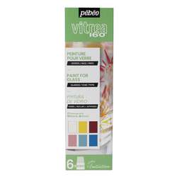 pébéo | vitrea 160 Glass Painting set — 6 x 20 ml jars