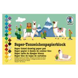 Ursus schetsblok met gekleurd papier