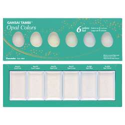 Kuretake | Gansai Tambi™ aquarelverf — 6-set Opal Colors