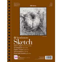 Strathmore® | Sketch 400 schetspapier — spiraalblok
