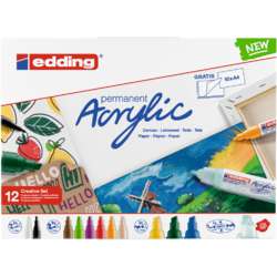 Sets de marqueurs acryliques permanents Edding