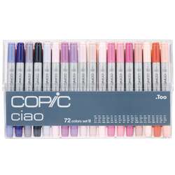 Set de 72 marqueurs ciao Copic