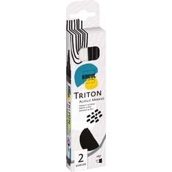 KREUL | TRITON ACRYLIC MARKER ○ edge — 2-sets
