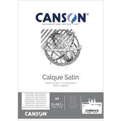 Canson Calque à dessin satin extra lisse 110/115g/m² A3 (0,297 x 0,420) 100  feuilles