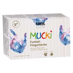 Coffret gouache aux doigts scintillante Mucki Kreul
