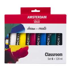 Royal Talens | AMSTERDAM Standard Series acrylverf — 6-set Classroom
