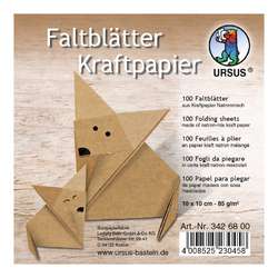 Feuilles de pliage en papier kraft Ursus