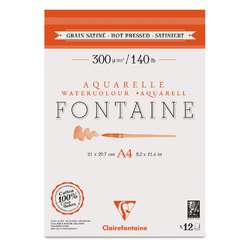 Clairefontaine | FONTAINE® aquarelpapier — gesatineerde korrel 300 g/m²