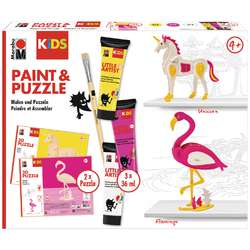 Marabu | KiDS PAINT & PUZZLE — sets geschikt voor kinderen vanaf 4 jaar