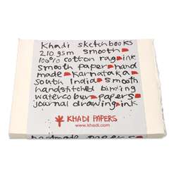 KHADI PAPERS | BLOCK BOOK aquarelboekje ○ handgeschept — genaaid gebrocheerd