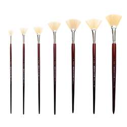 lineo | Serie 340 waaierpenseel — varkenshaar