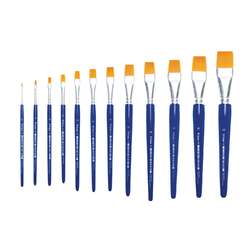 lineo | Serie 573 hobbypenseel ○ plat — synthetisch haar