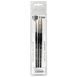 Set de pinceaux ronds série 192 Lineo en fibres synthétiques Torray