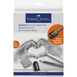 FABER-CASTELL | Goldfaber Charcoal Sketch  — 8-set