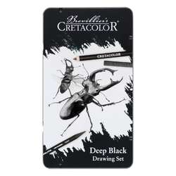 Set de dessin et d’esquisse Deep Black Cretacolor