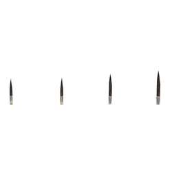 Léonard | 2297RL porceleinpenseel ○ lang, rond & spits ○ zonder steel —synthetisch haar