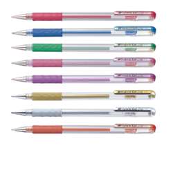 PENTEL® Hybrid Gel rollerball Grip Metallic K118
