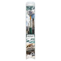 da Vinci | SIGNATURE 4013 ○ 3-set ESSENTIALS FO WATERCOLOUR by CESC FARRÉ — synthetisch haar