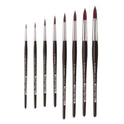 Pinceaux ronds série 7785K da Vinci Top Acryl, manches courts