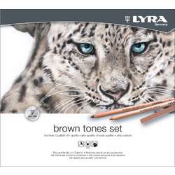LYRA | Schetsset bruintonen — 25-blik