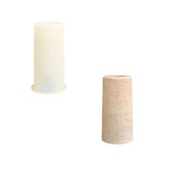 Moule en silicone pour vase à fleurs, strié 