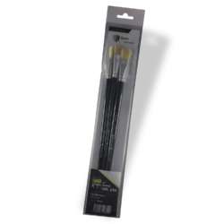 lineo | Edition MARTIN THOMAS penselen ○ 3-set 634 OIL COLOUR — synthetisch haar