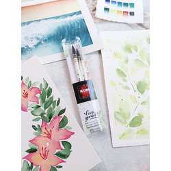 KUM® | Aquarelpenselen ○ 3-set Loose Watercolour — synthetisch haar