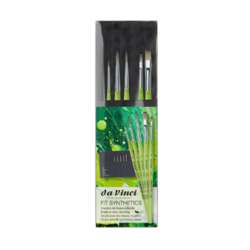 Set de 5 pinceaux Fit Synthetics Da Vinci