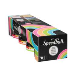 Speedball® | FABRIC SCREEN PRINTING INK — 4-set Fluorescent Colours