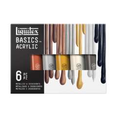 Coffret de peinture acrylique Basics nuances fluos Liquitex