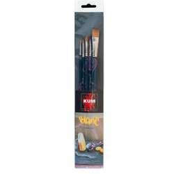 KUM® | Penselen ○ 5-set Volane — synthetisch haar