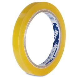 MILAN® | Plakband ○ transparant lichtgeel — enkelzijdig