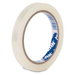 MILAN® | Plakband ○ transparant glanzend — enkelzijdig