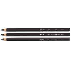 Set de 3 crayons fusain Milan Art