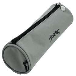 Rond etui elegant grijs Wonday