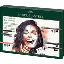 FABER-CASTELL | Dry Mediums — 17-cadeauset Discovery