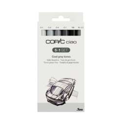 COPIC® | ciao marker - 5+1-set Gray tones