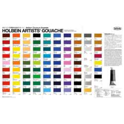 HOLBEIN | ARTISTS' GOUACHE — kleurkaart